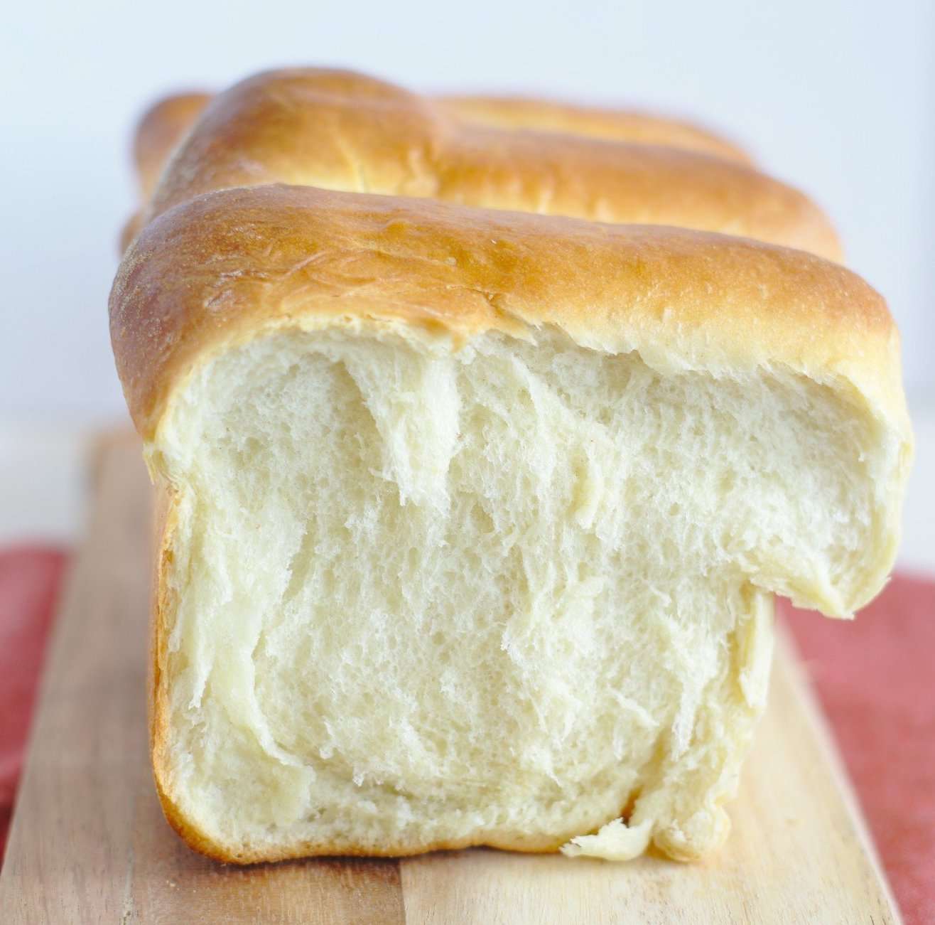 A soft Japanese-style milk bread loaf from Billy Bread