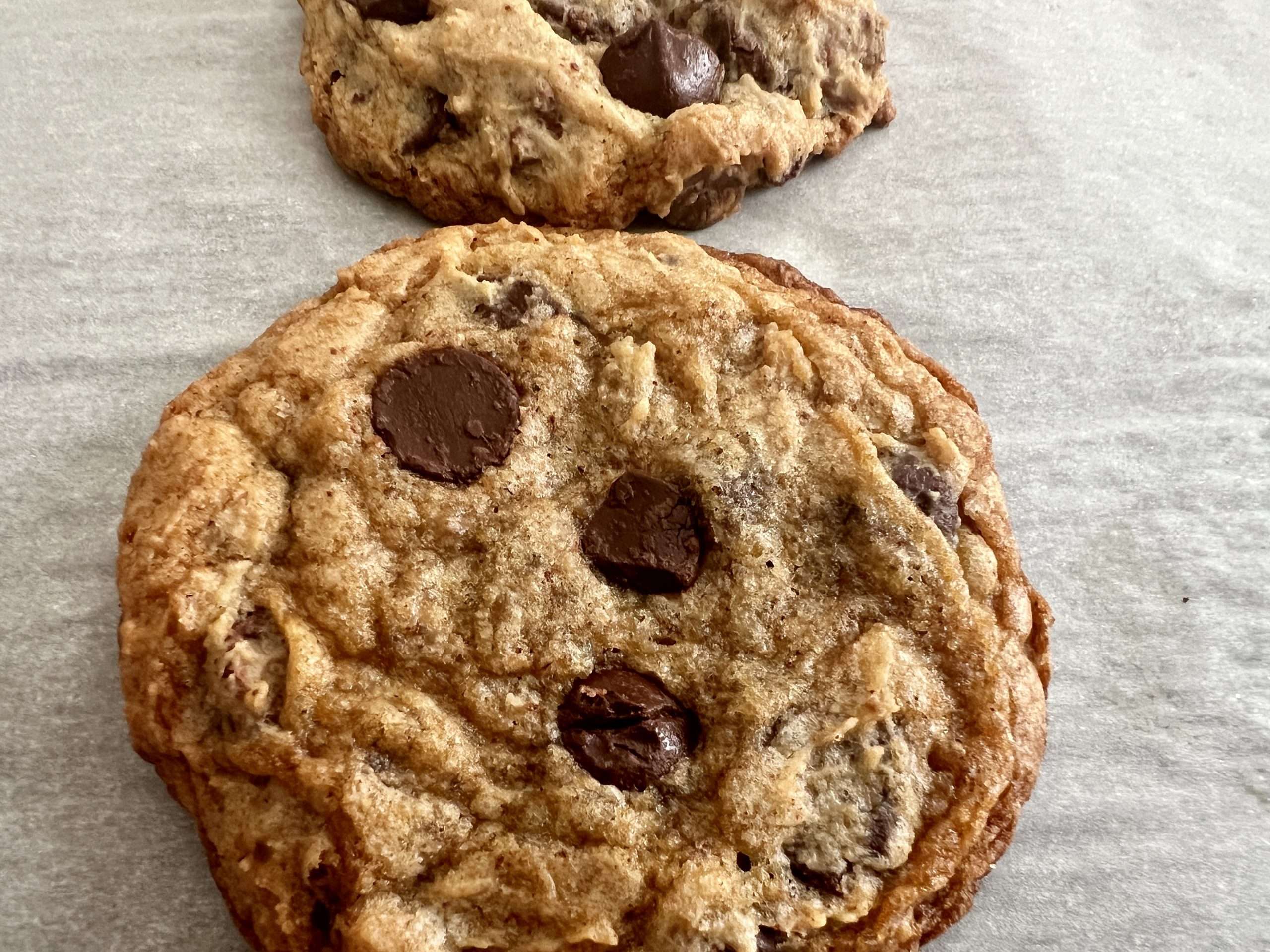 A half dozen browned-butter sourdough chocolate chip cookies from Billy Bread