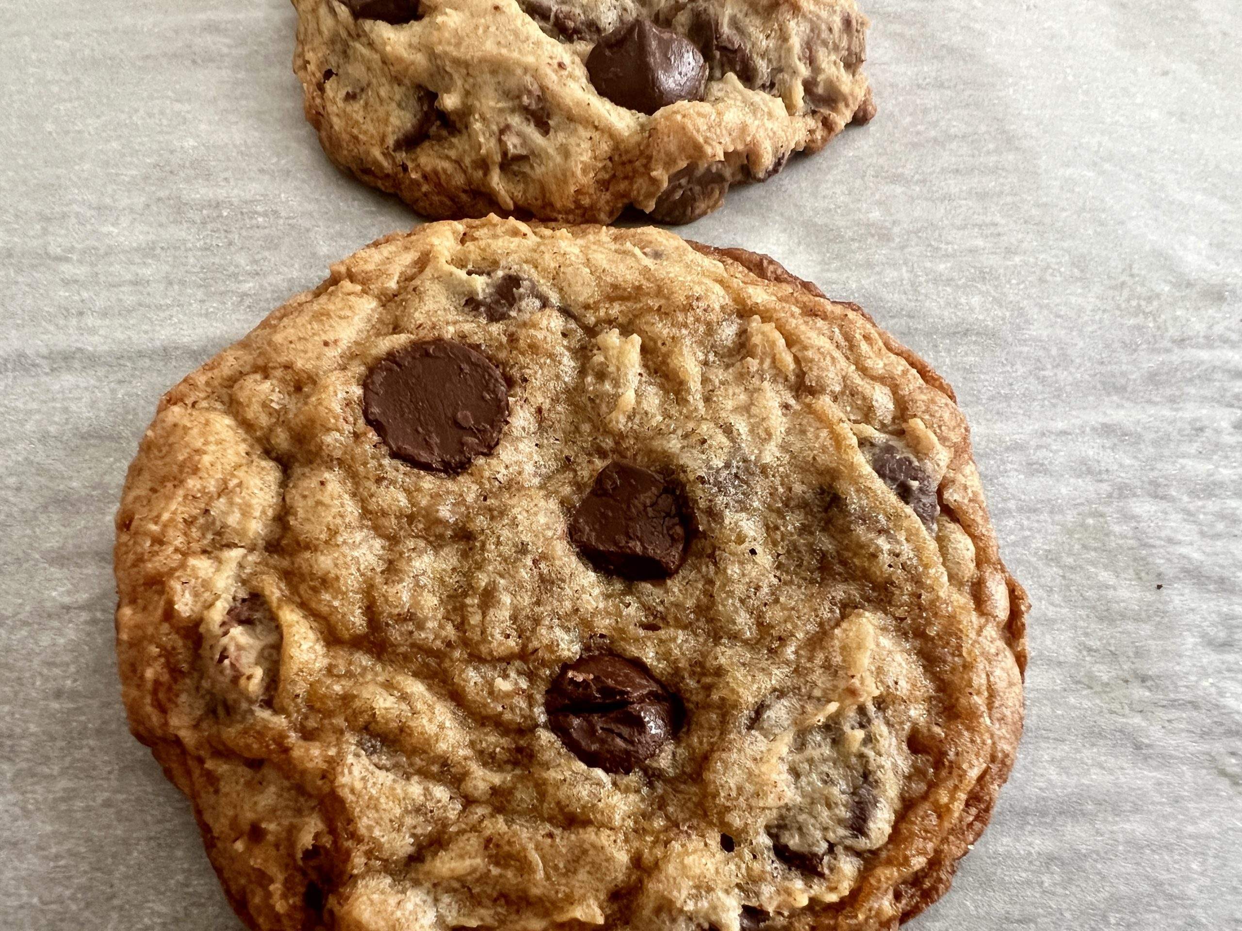A half dozen browned-butter sourdough chocolate chip cookies from Billy Bread